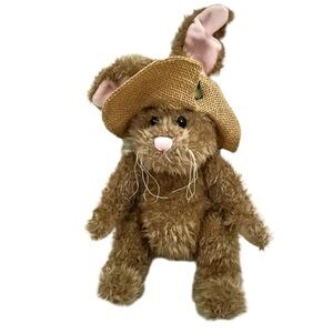 Vintage 1997 Flora – Pickford Bears Brass Button Bunny Plush Toy